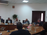 لجنة مشكلة من المجلس الاعلى للجامعات لزيارة كلية الهندسة بشبرا