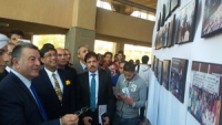 رئيس جامعة بنها وسفير الهند يفتتحان معرض «نافديب سورى»